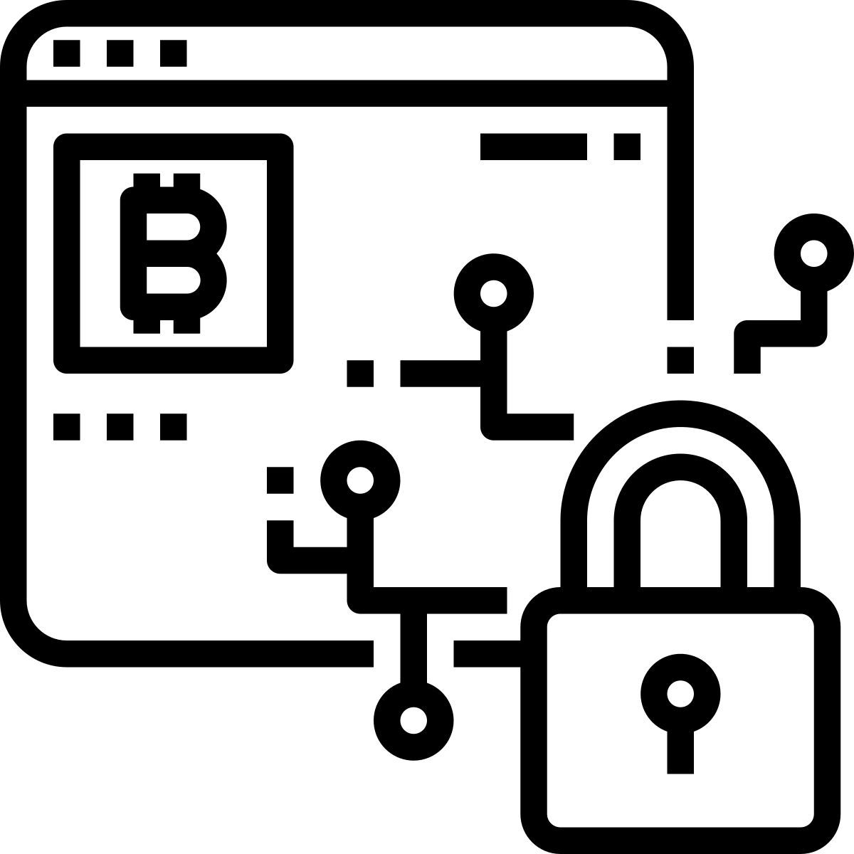 bitcoin encryption icon