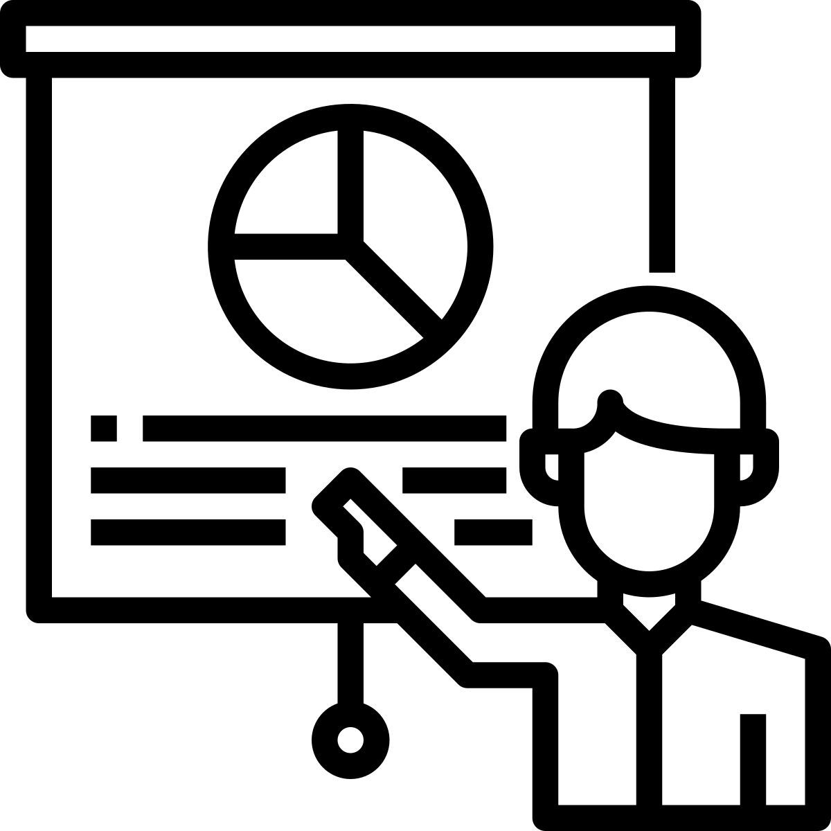 presentación de negocios icon