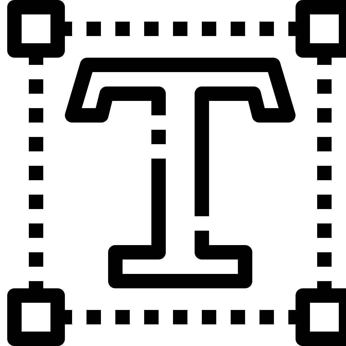Herramienta de texto tipográfico icon