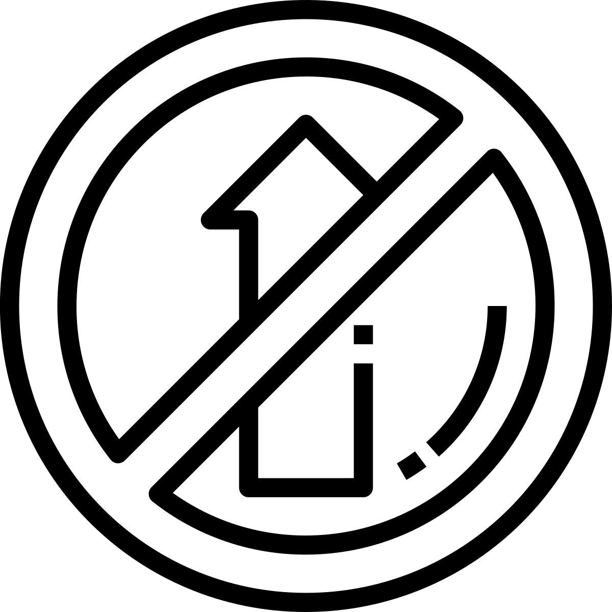 forbidden sign icon