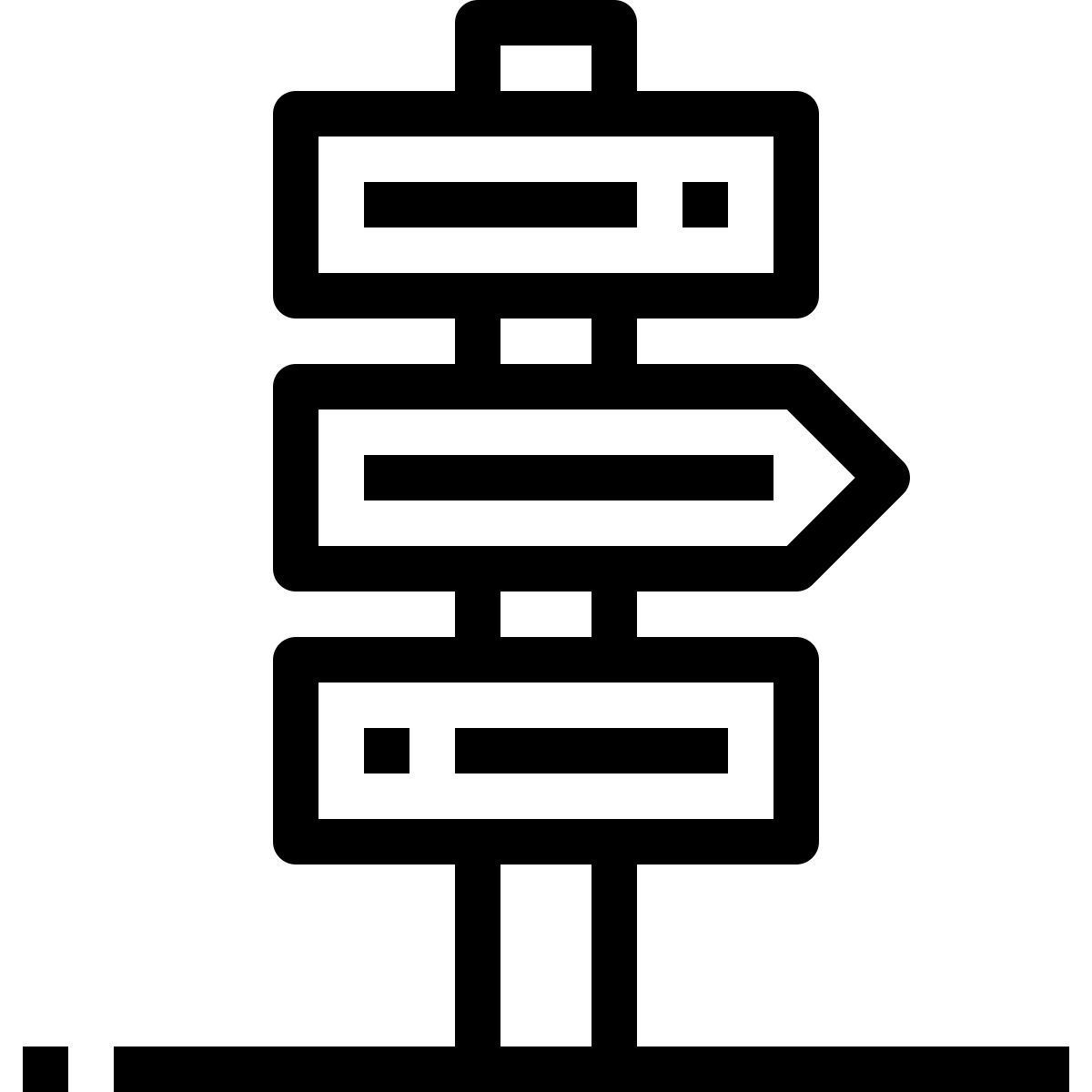 guidepost icon