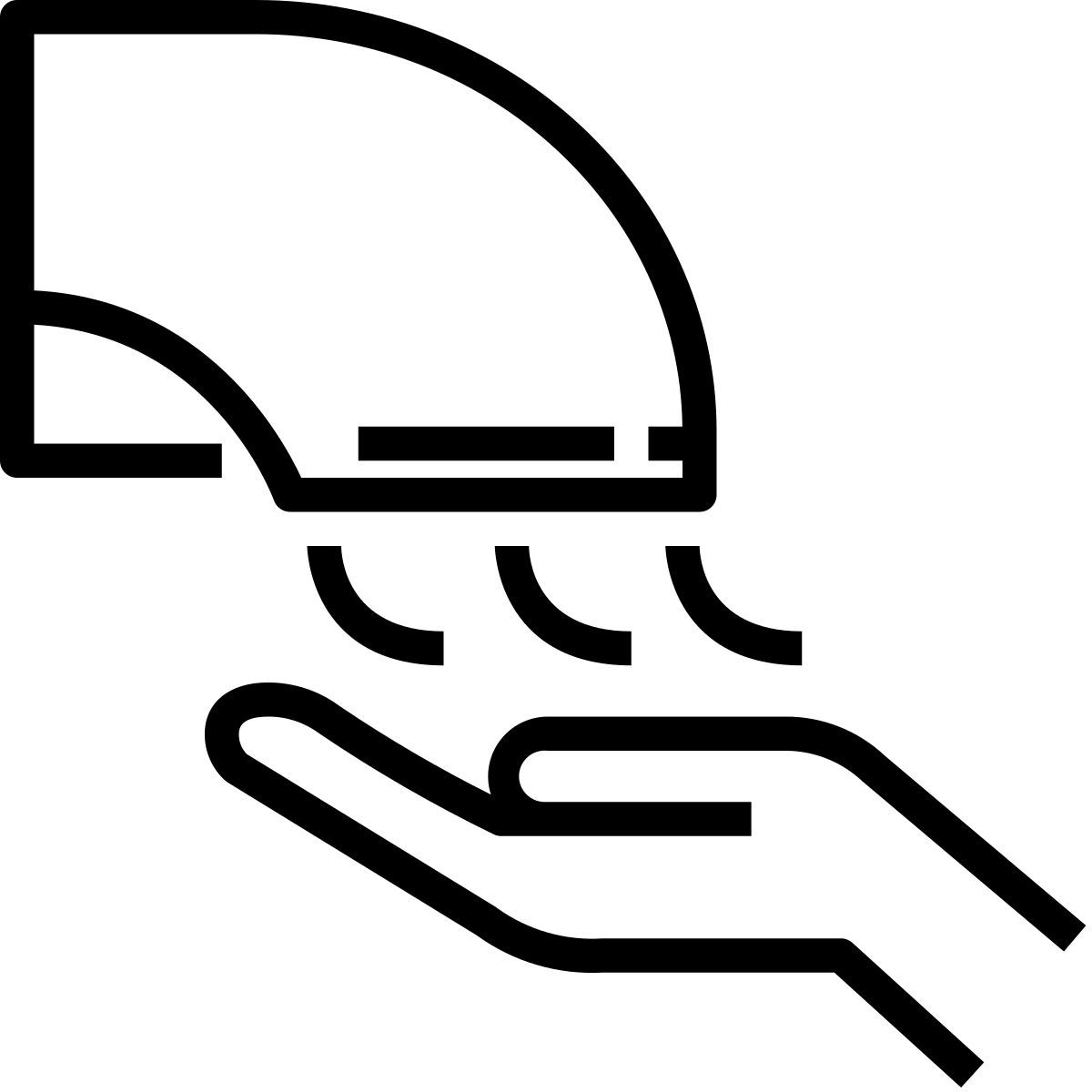 secador de manos icon