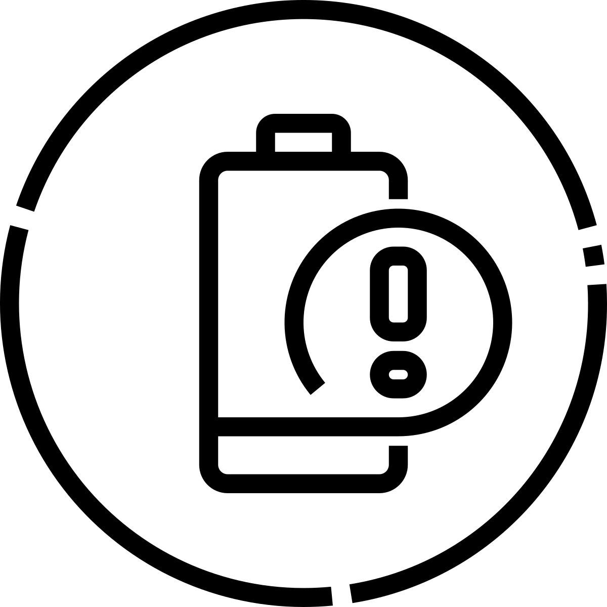 low battery icon