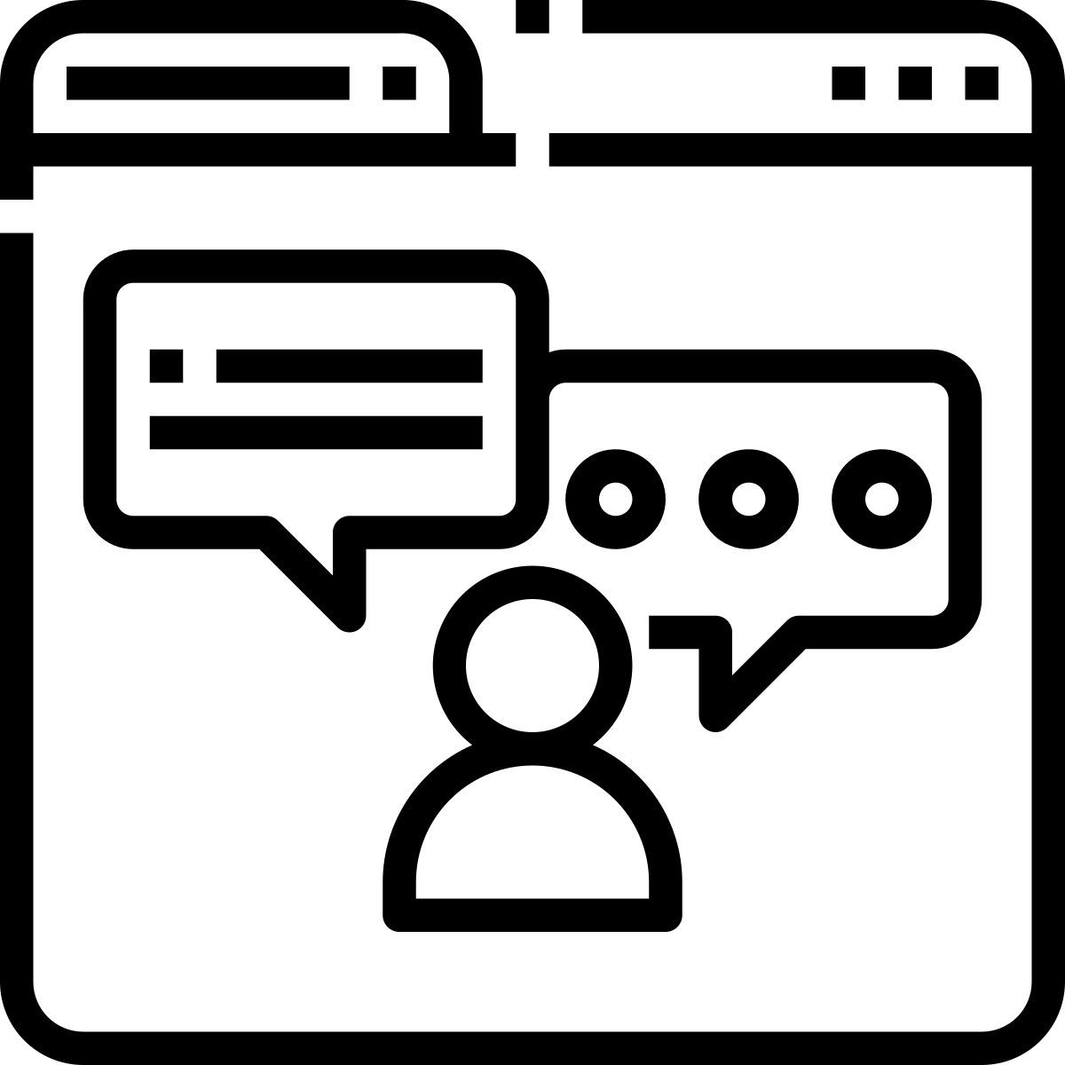 online communication icon