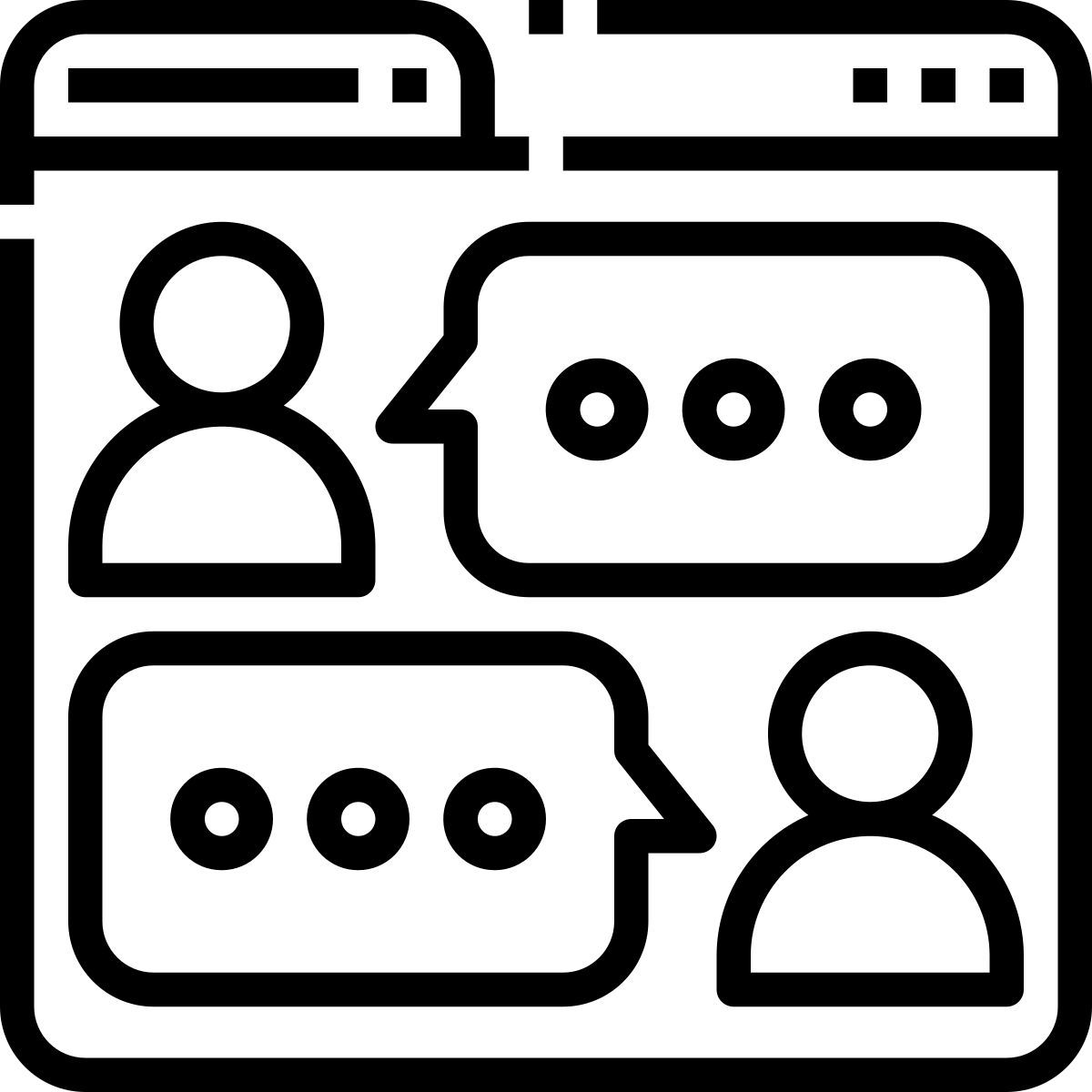 online communication icon