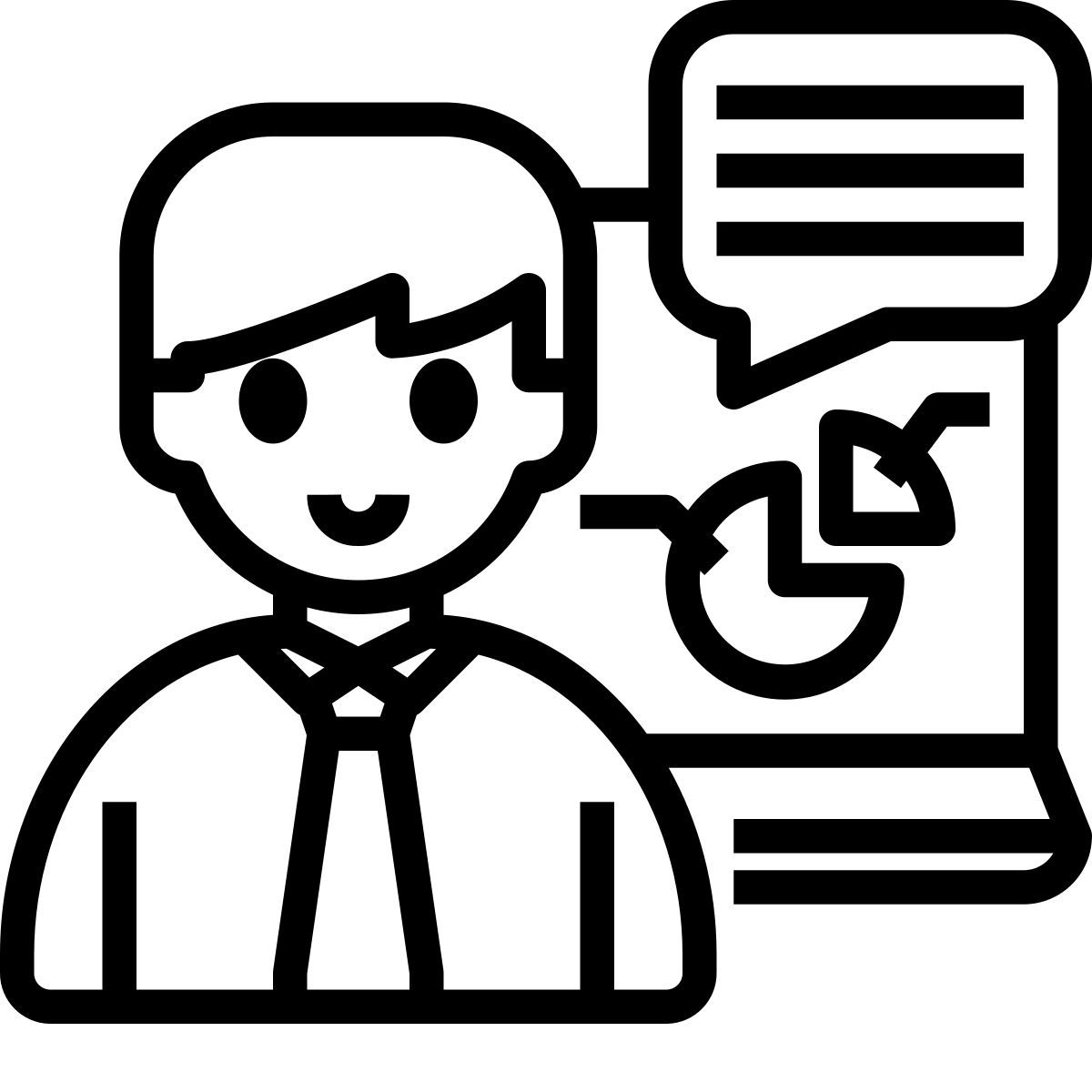 presenting icon