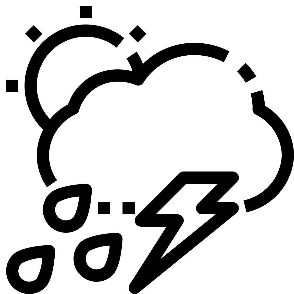 Temporali sparsi icon
