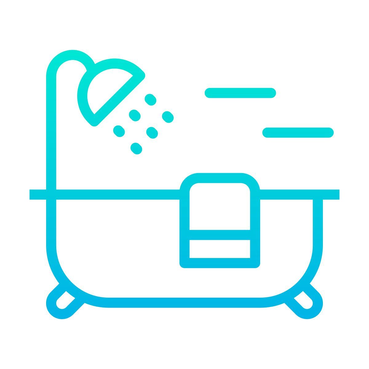 dusche und badewanne icon