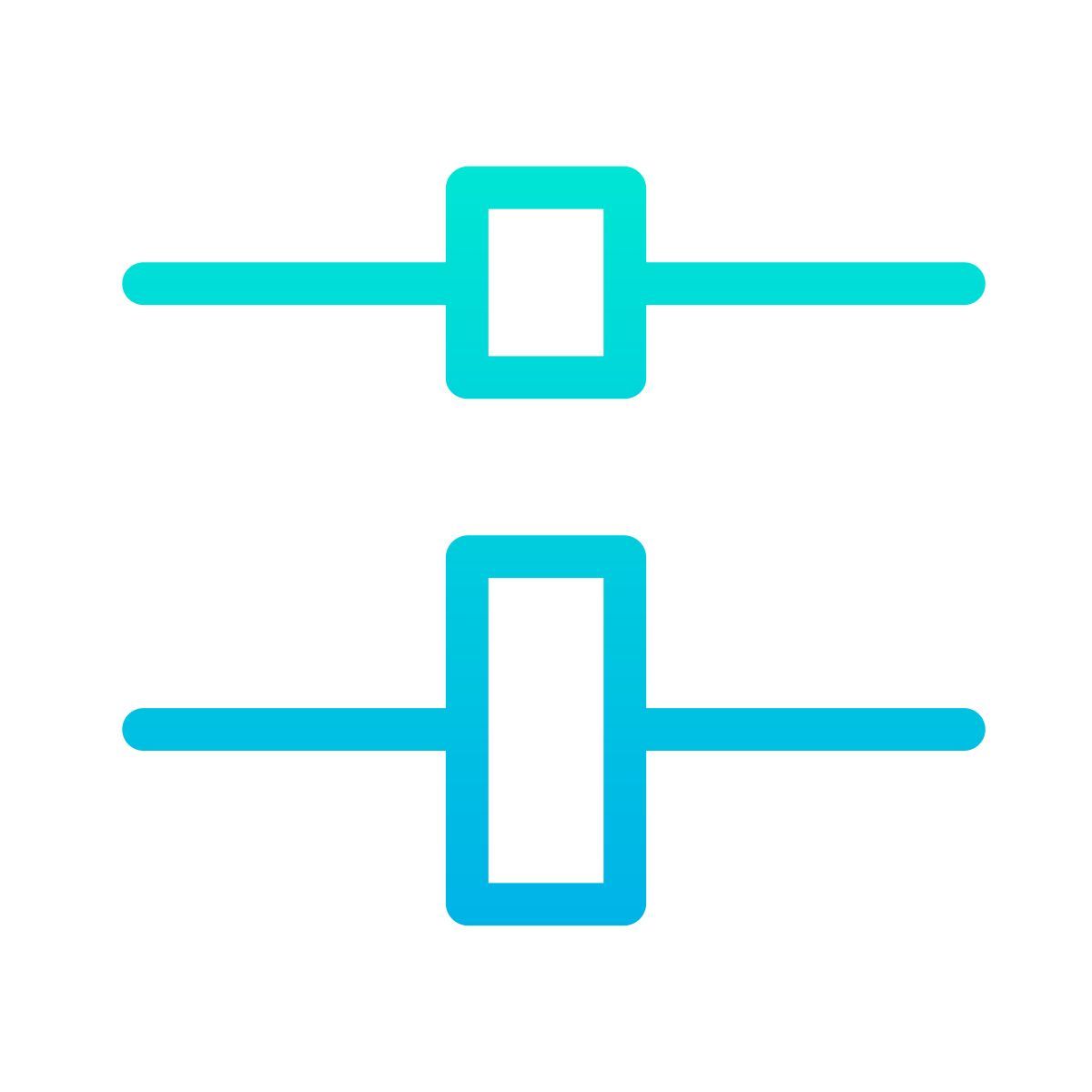 alineación central icon