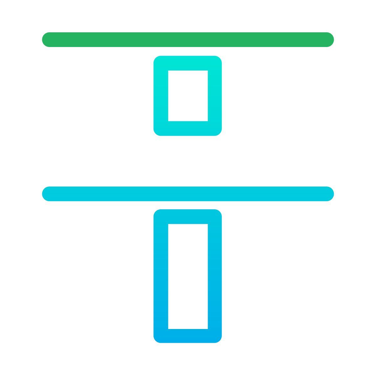 alignement central icon