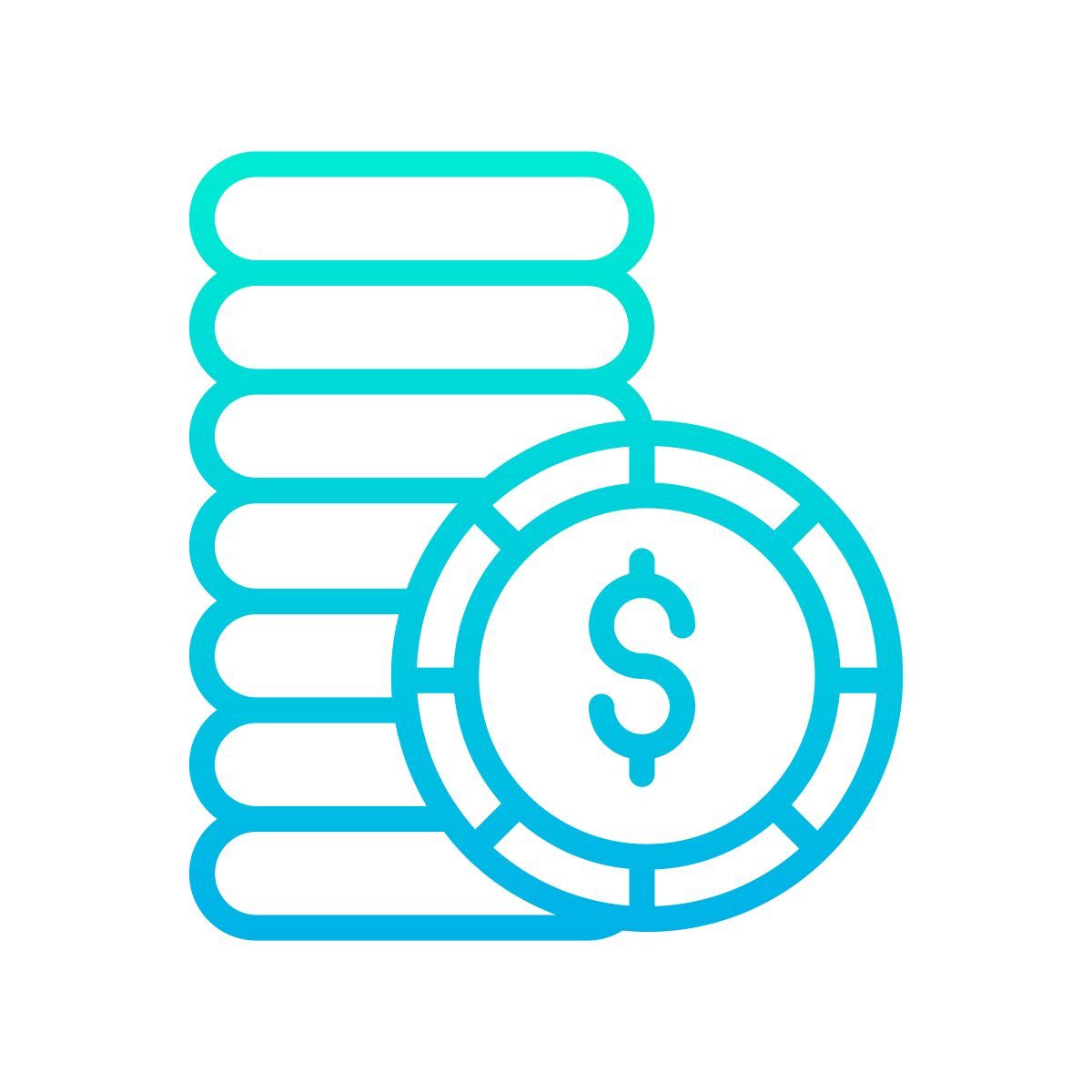 pièces de monnaie icon