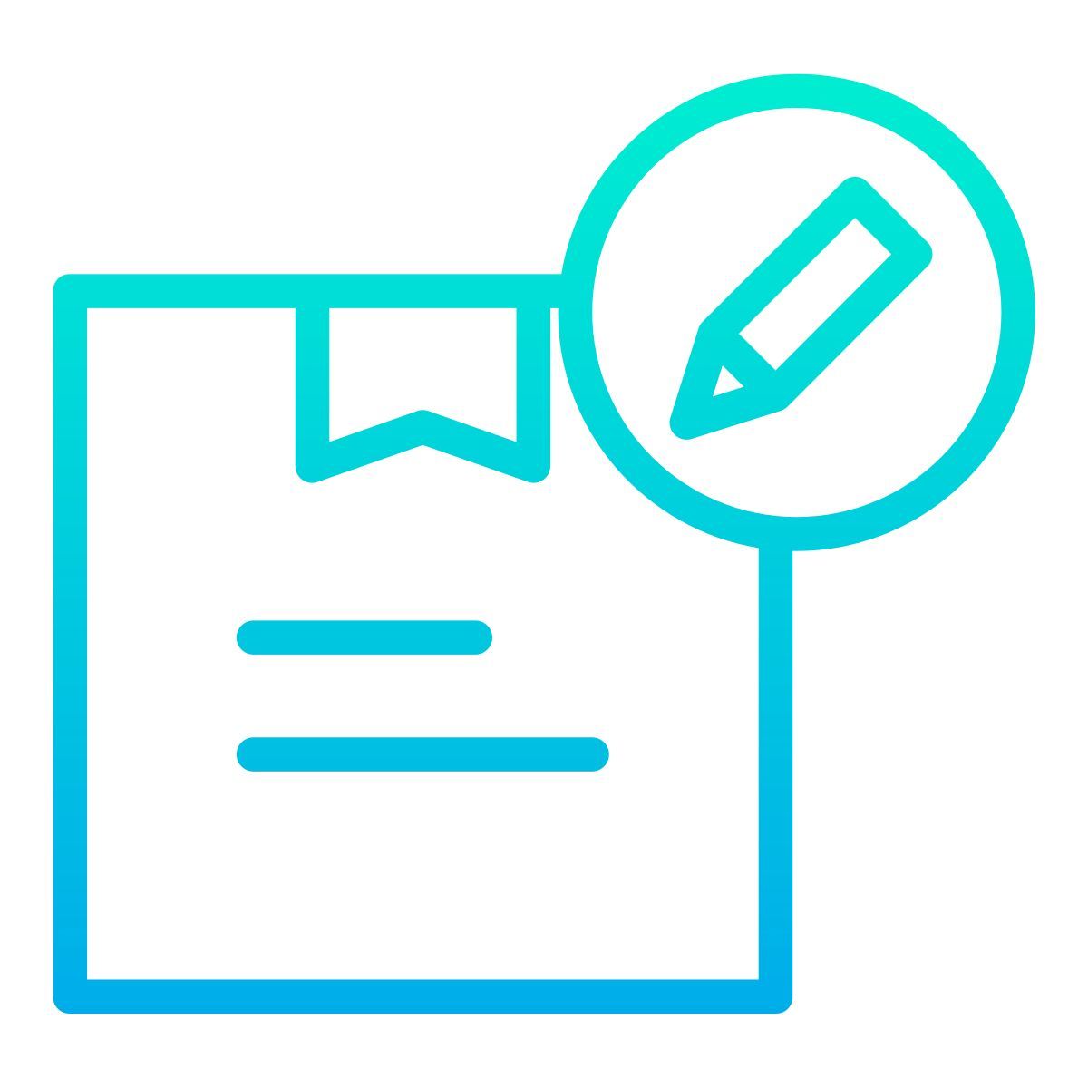 edit delivery info icon