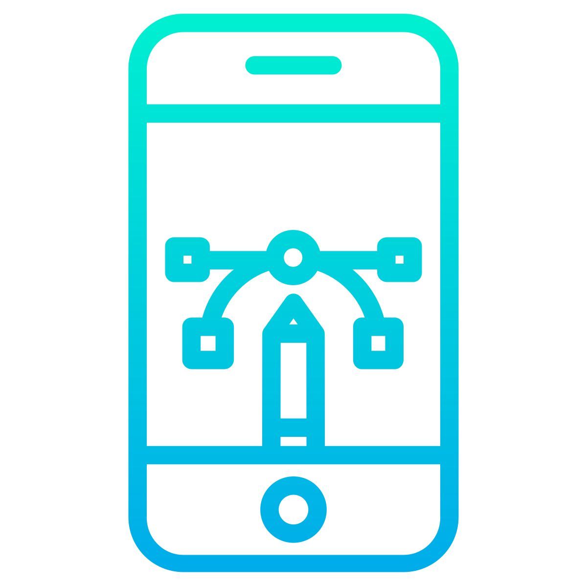 application de conception graphique icon