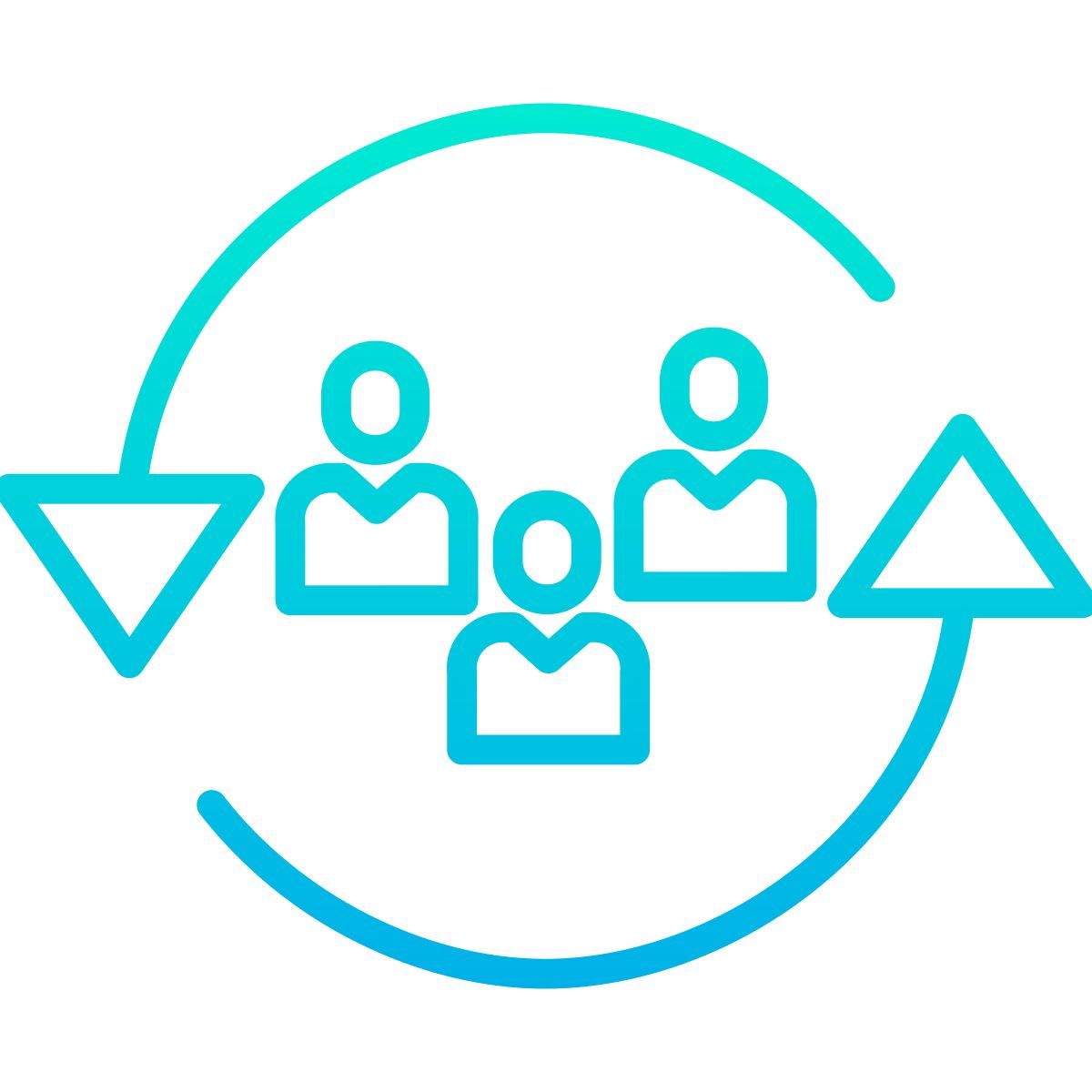 grupo de primer plano seleccionado icon