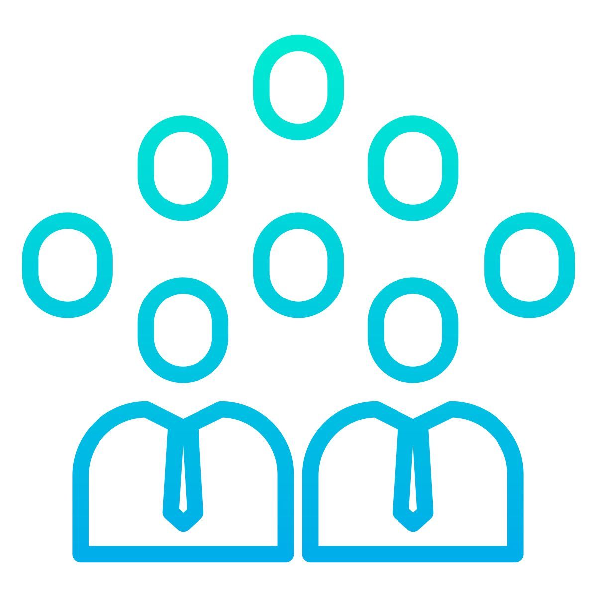 grupo de primer plano seleccionado icon