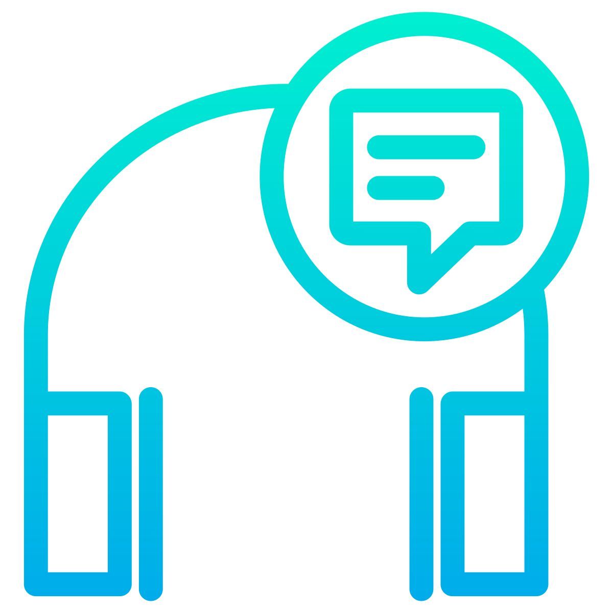 headphones comments icon