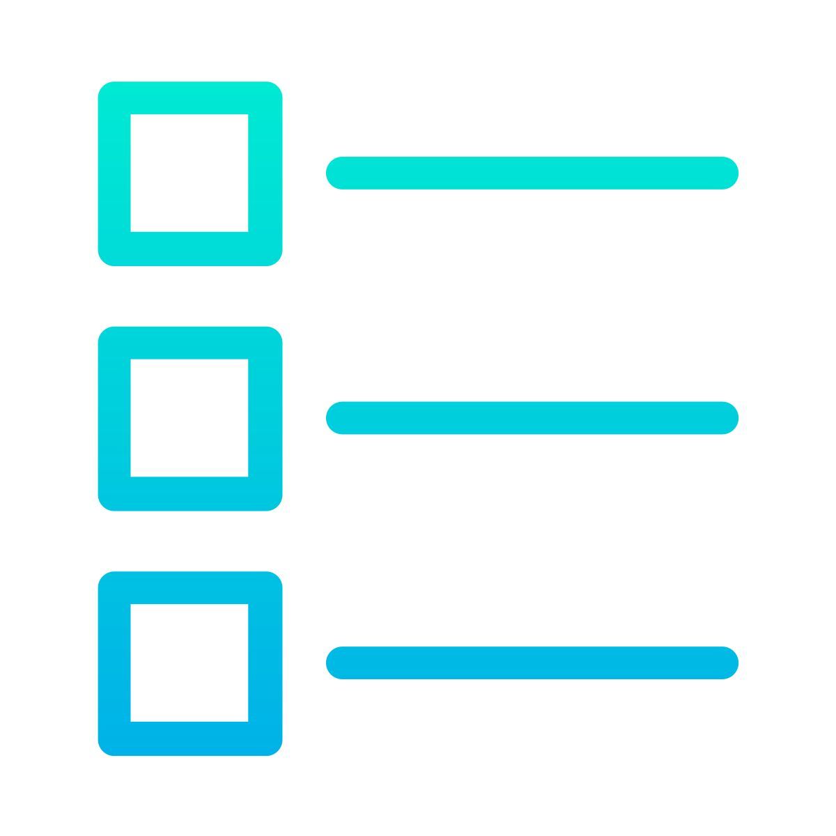 list icon