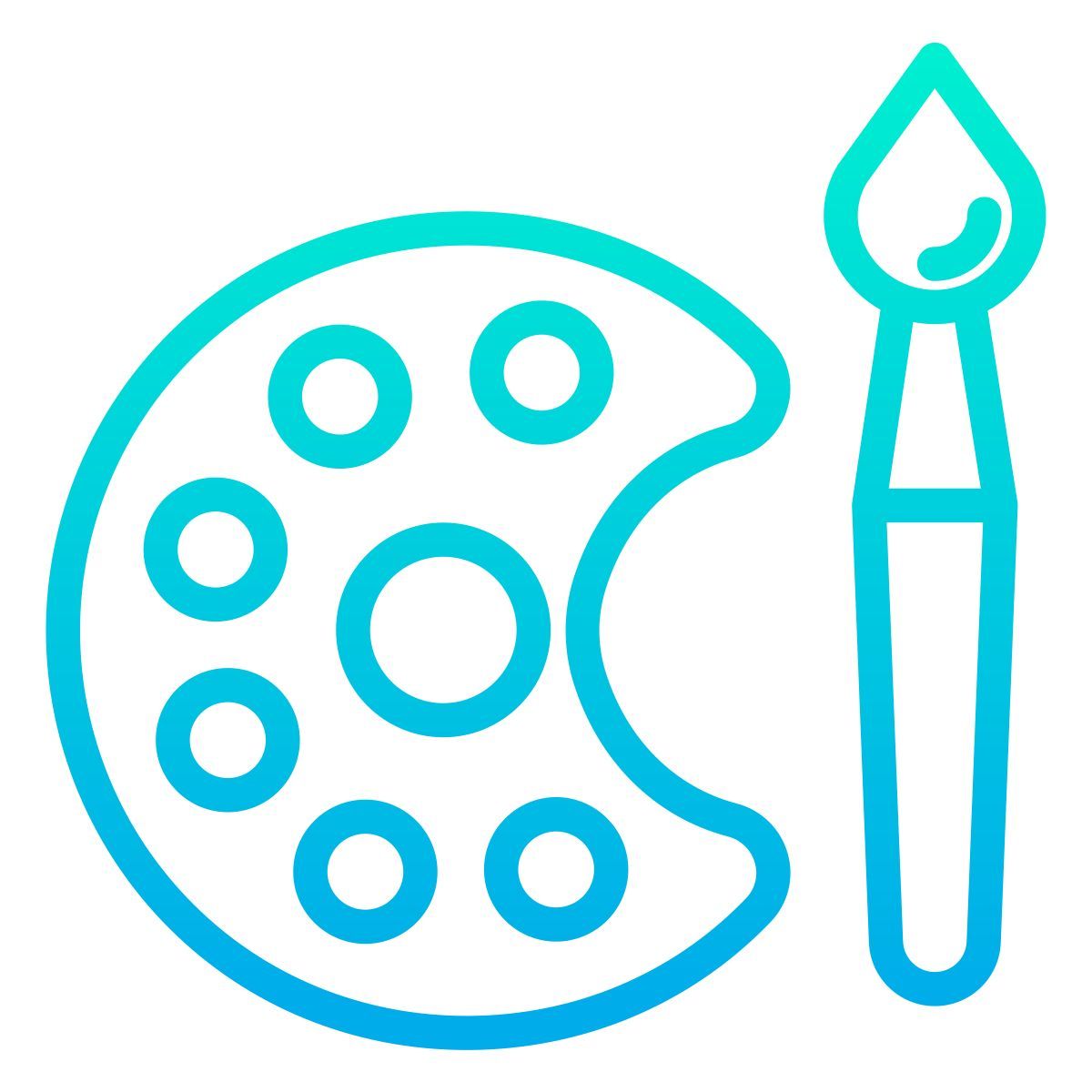 paint and brush icon
