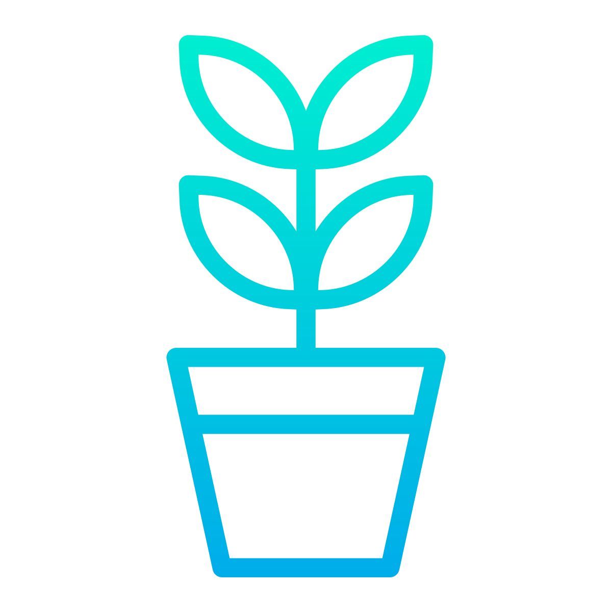 planta sob sol icon