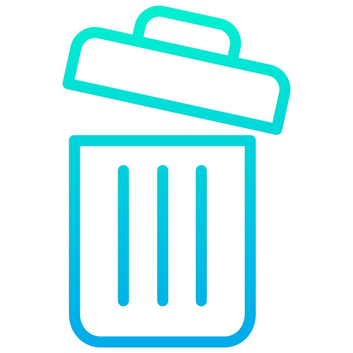 garbage bin icon