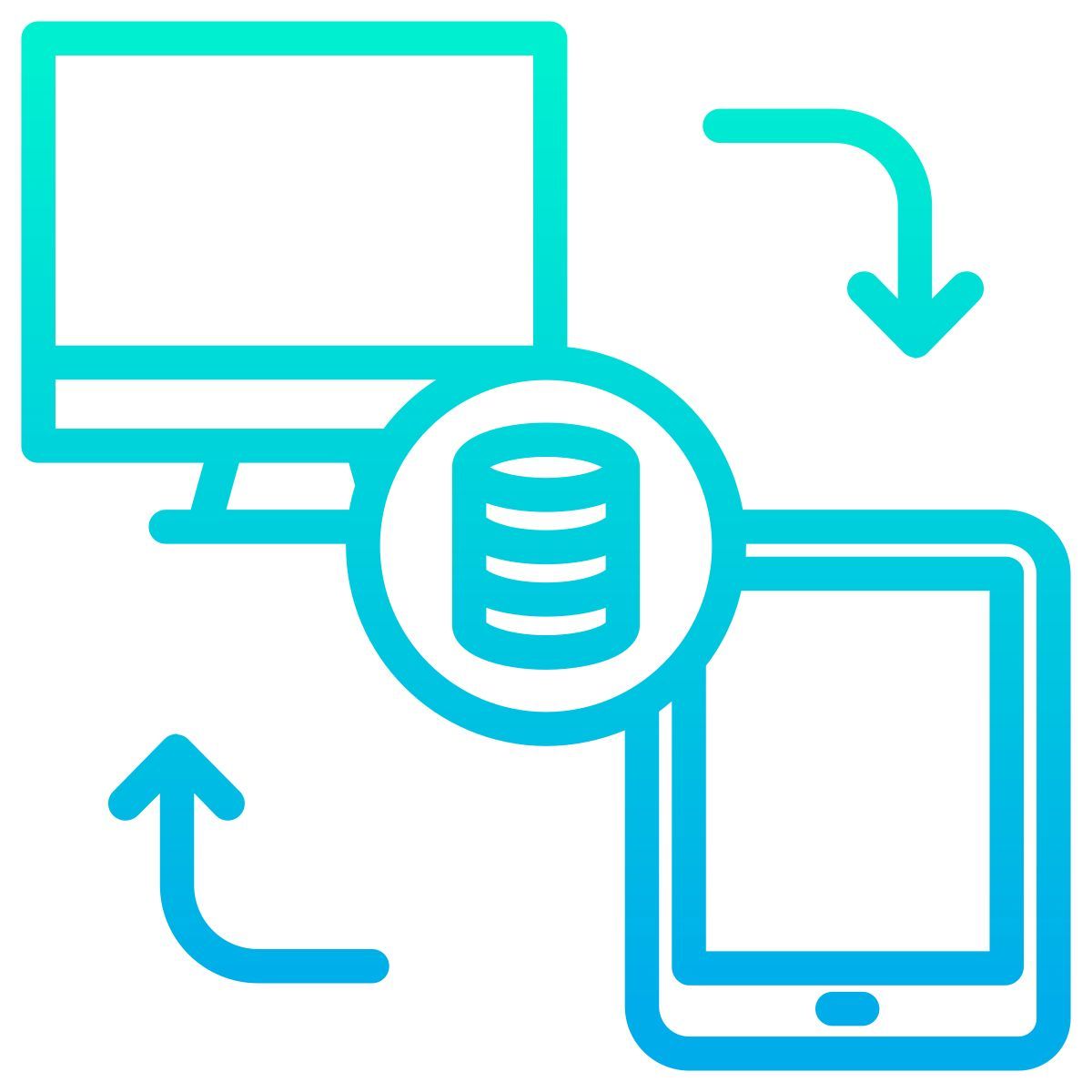 sync devices icon