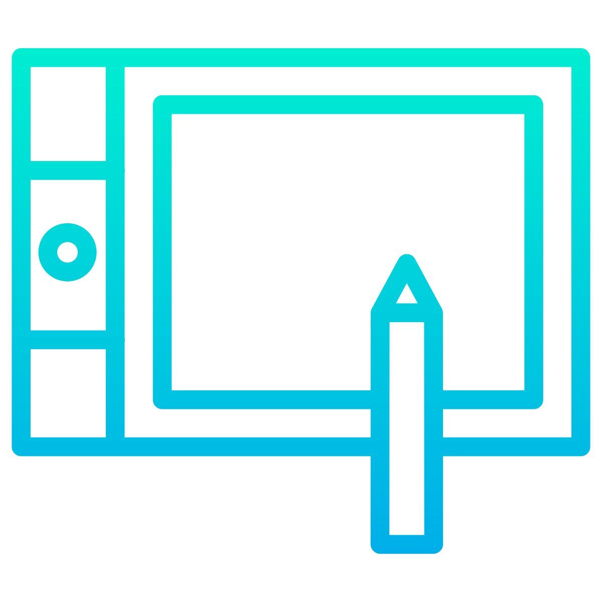 drawing tablet icon