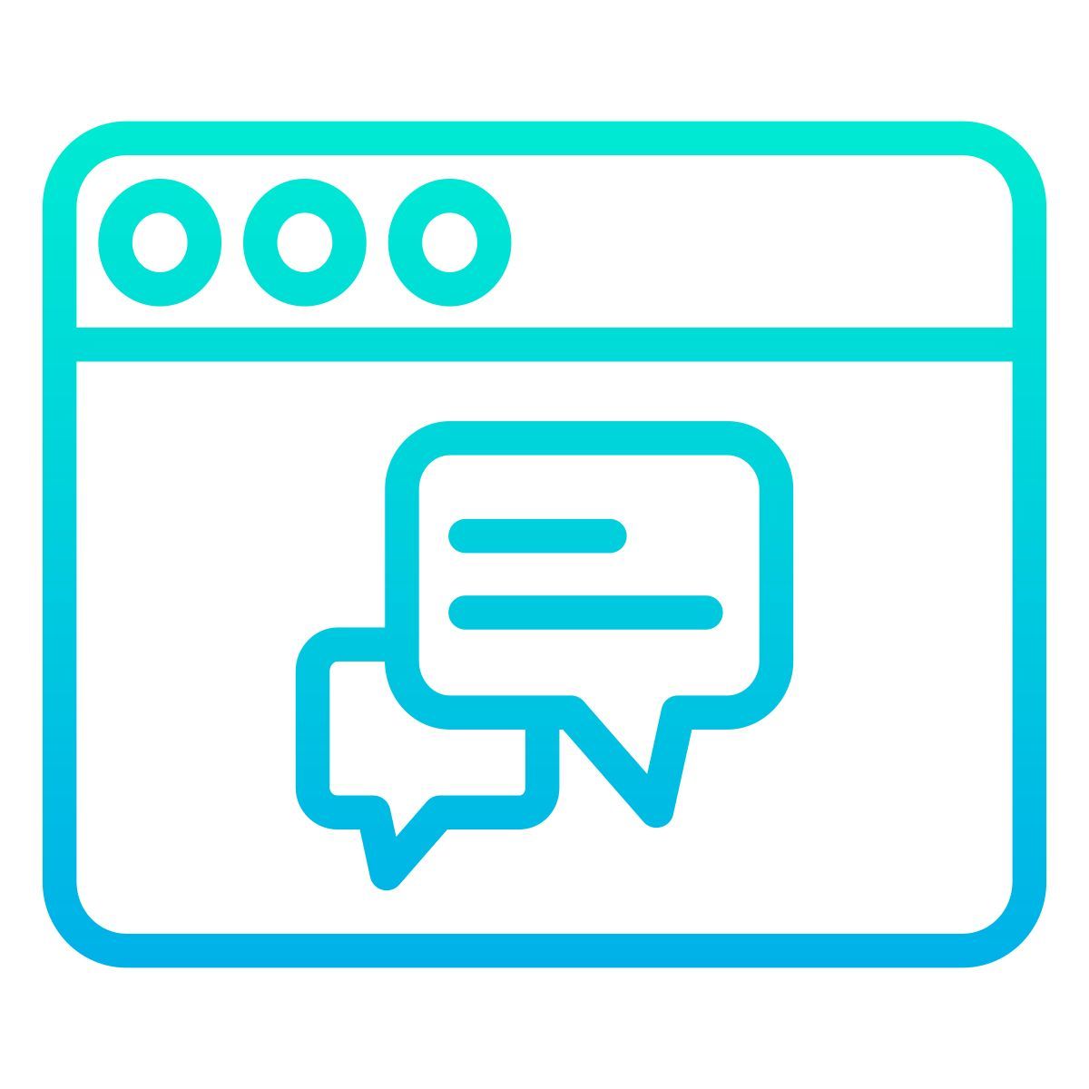 online chat icon