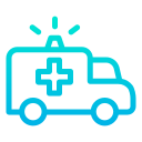 external ambulance-medical-kiranshastry-gradient-kiranshastry-1 icon