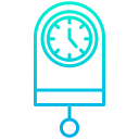 external clock-interiors-kiranshastry-gradient-kiranshastry icon