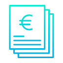 external invoice-finance-kiranshastry-gradient-kiranshastry icon