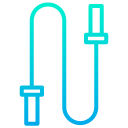 external jumping-rope-healthy-kiranshastry-gradient-kiranshastry icon