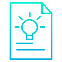 external light-bulb-creative-kiranshastry-gradient-kiranshastry icon