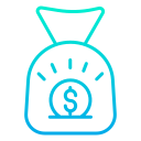 external money-bag-investment-kiranshastry-gradient-kiranshastry icon