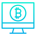 external monitor-bitcoin-kiranshastry-gradient-kiranshastry icon