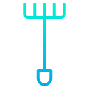 external rake-agriculture-and-farmer-kiranshastry-gradient-kiranshastry icon