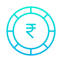 external rupee-finance-kiranshastry-gradient-kiranshastry-1 icon