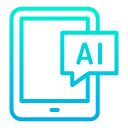 external tablet-artificial-intelligence-kiranshastry-gradient-kiranshastry icon