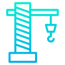 external tower-crane-industry-kiranshastry-gradient-kiranshastry icon