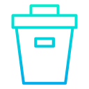 external trash-park-kiranshastry-gradient-kiranshastry icon