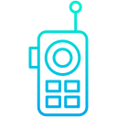 external walkie-talkie-hunting-kiranshastry-gradient-kiranshastry icon
