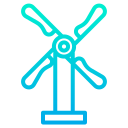 external windmill-agriculture-and-farmer-kiranshastry-gradient-kiranshastry icon
