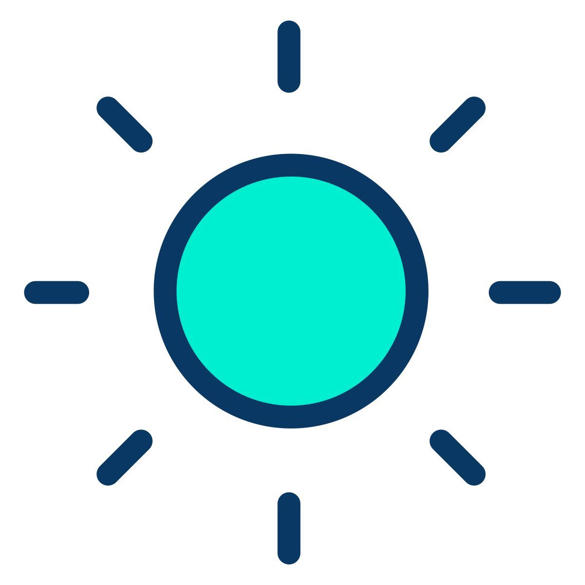Ajustes de brillo icon