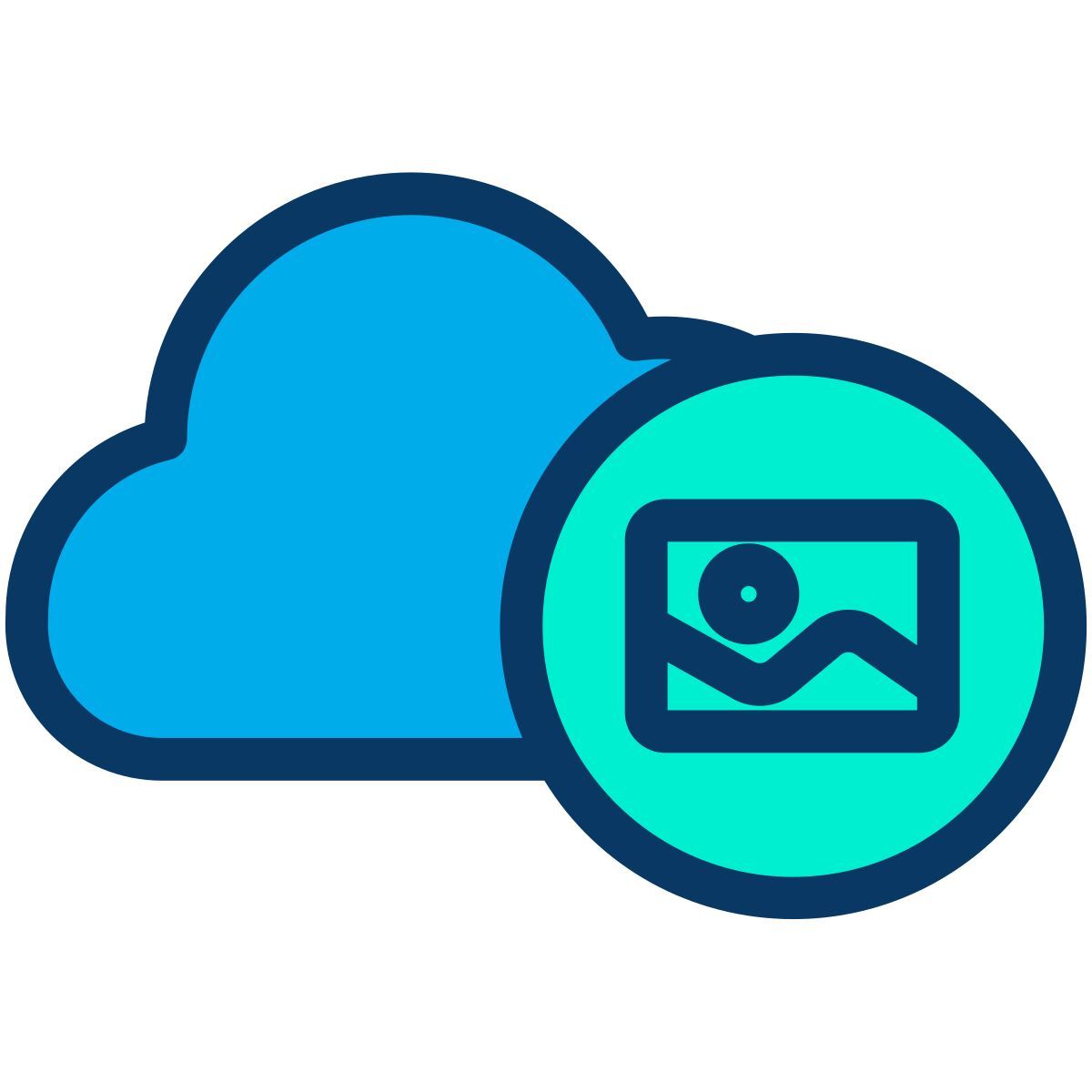 클라우드 이미지 icon