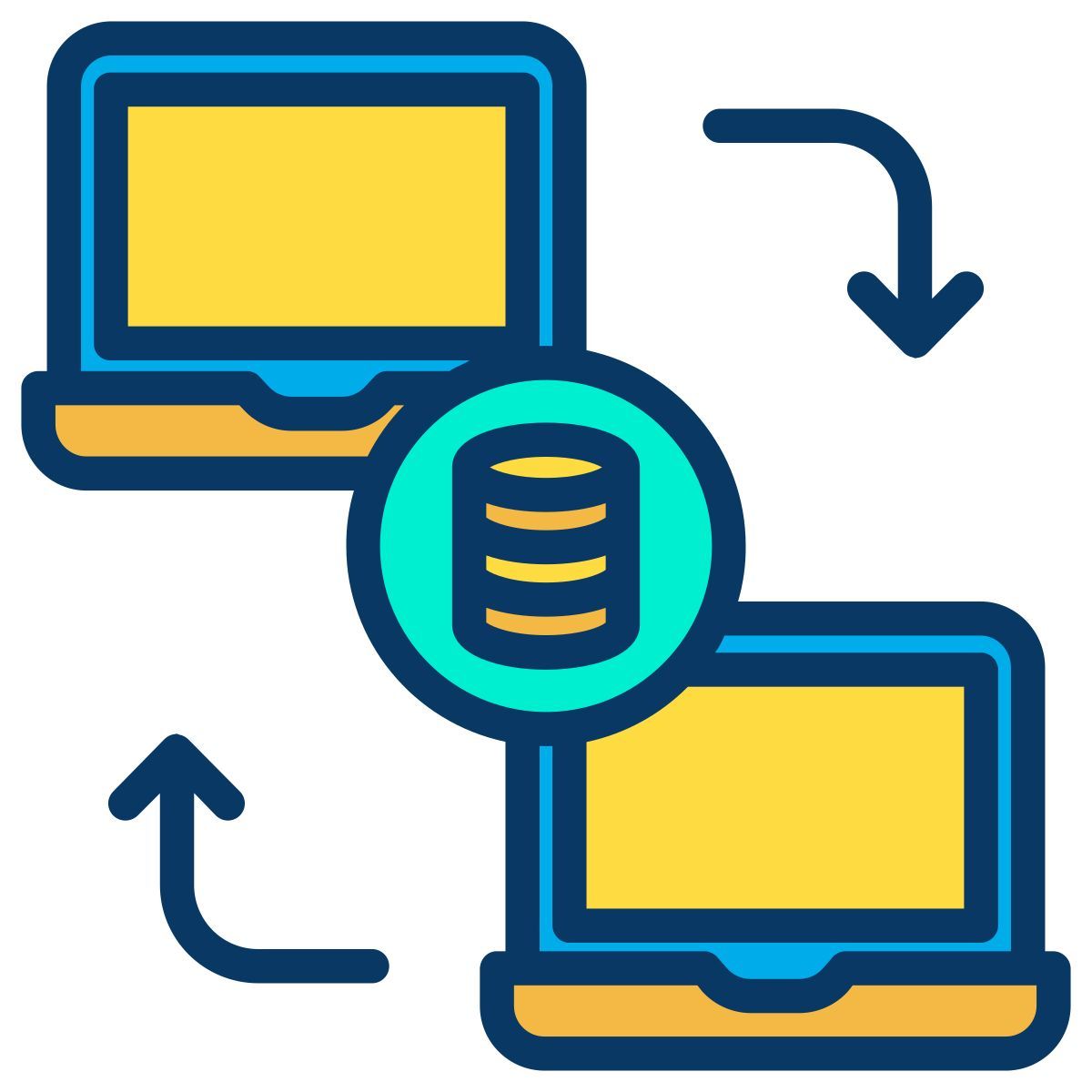 data transfer icon