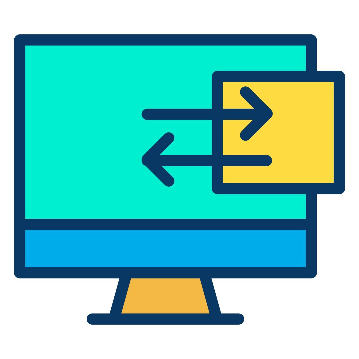 Datos en ambas direcciones icon
