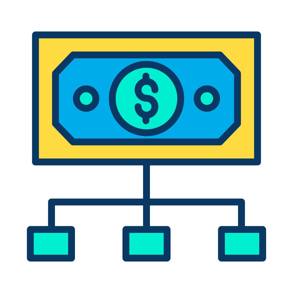 dollaro dei soldi icon