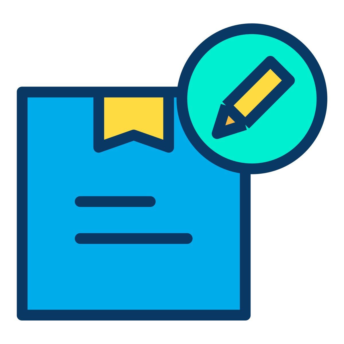 edit delivery info icon