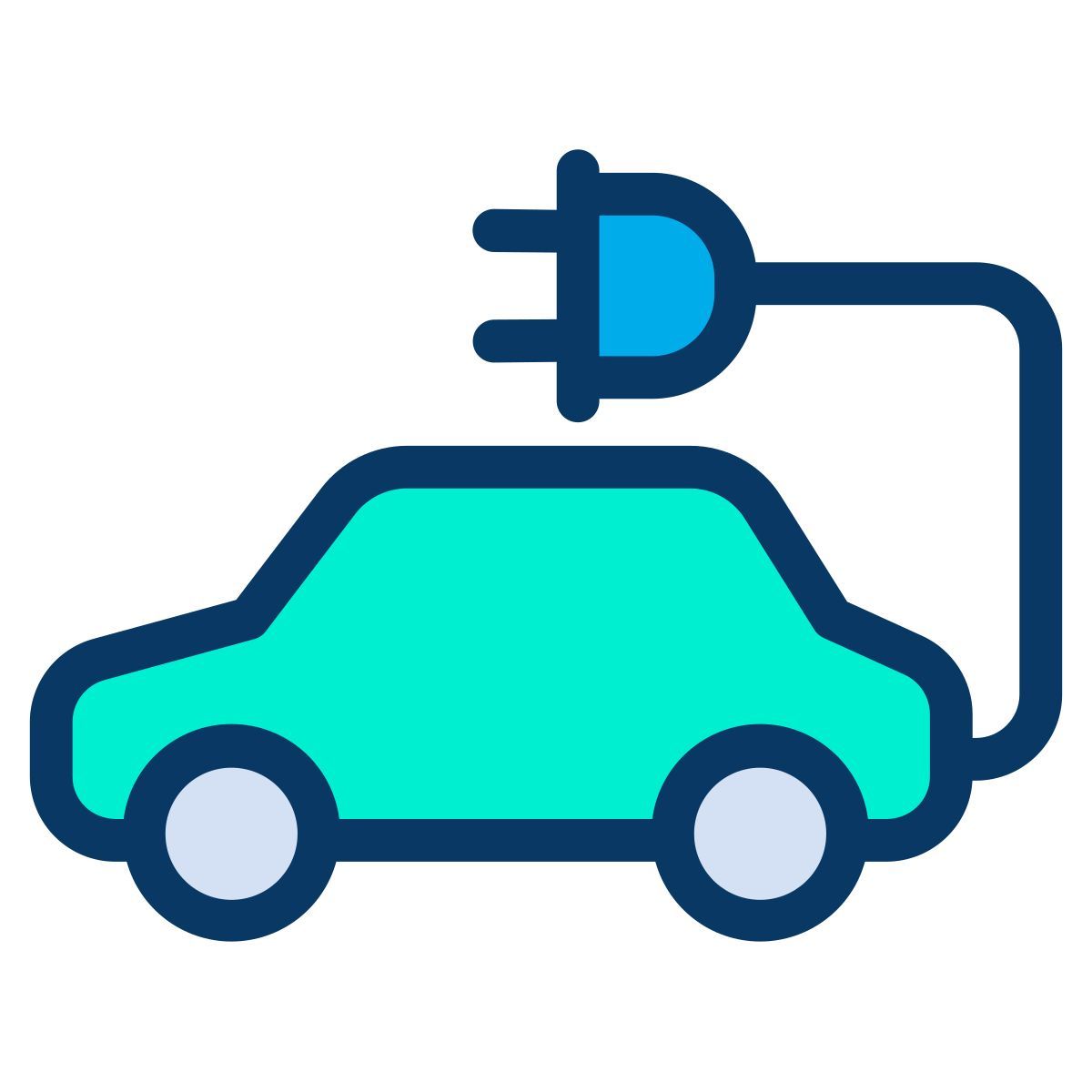 electric car icon
