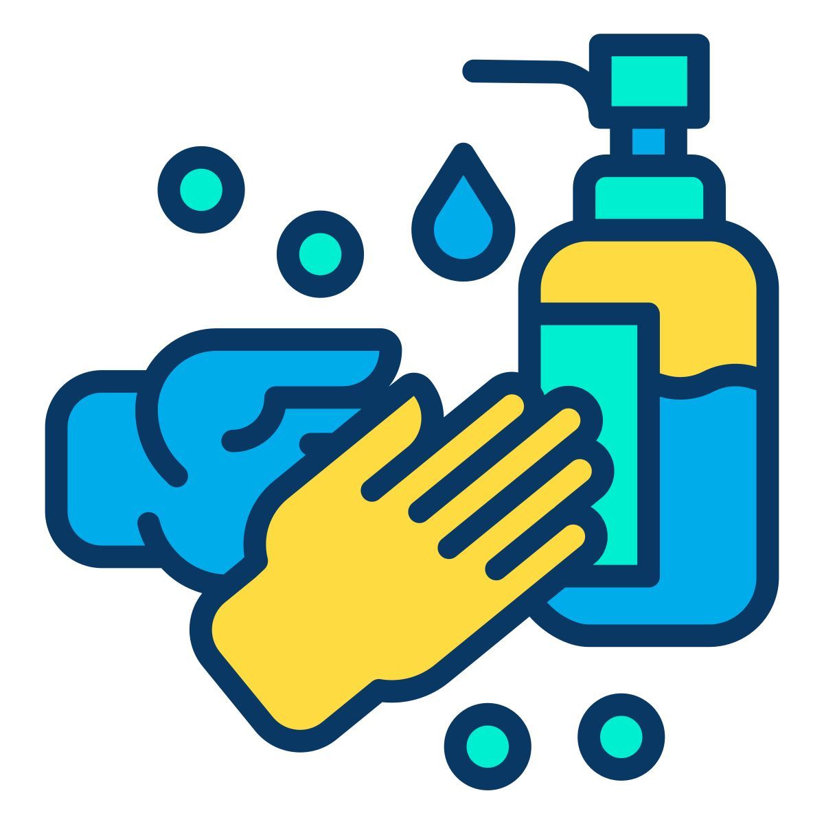 wash hands icon
