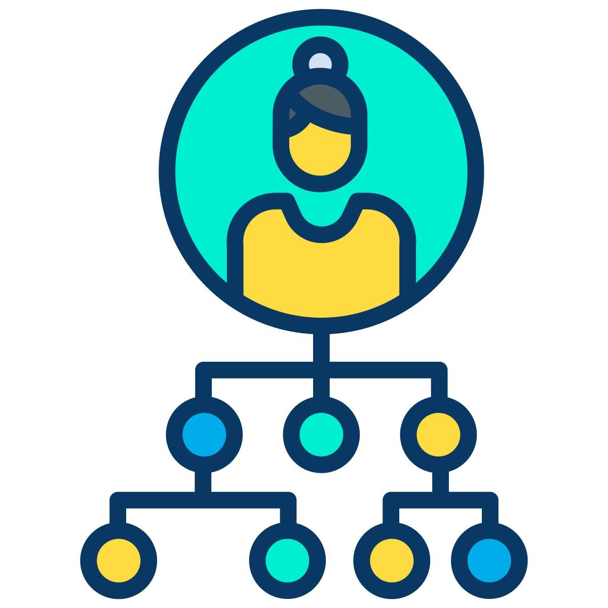 hierarchische struktur icon